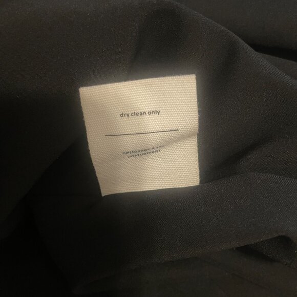 OAK + FORT Black Flowy Dress Size XS Classic Neutral Business Casual Office - Picture 8 of 9